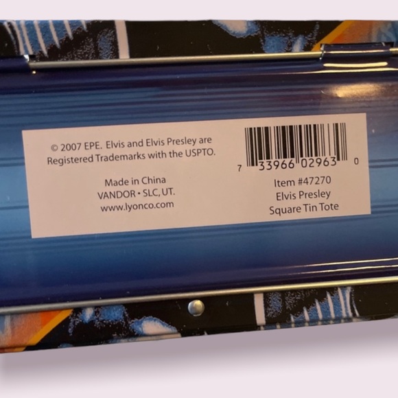 ❌SOLD❌Vandor Elvis Presley Lunchbox Tin Collectible - Picture 3 of 5